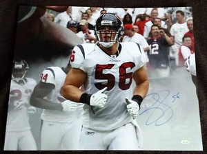 Brian Cushing Authentic Signed Color 16x20 Glossy Pic Houston Texans TRISTAR COA - Picture 1 of 3