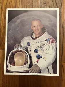 BUZZ ALDRIN/ EDWIN E. ALDRIN, Jr. Autographed 8x10 Astronaut Apollo 11 NASA