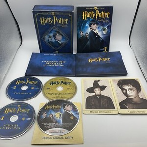 Harry Potter & The Sorcerers Stone Year 1 Ultimate Edition Blu-Ray Book Cards