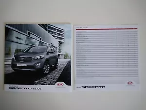 Kia Sorento 2.2 CRDi Diesel Allrad 4x4 Prospekt + Technische Daten Juli August 2015 - Bild 1 von 1