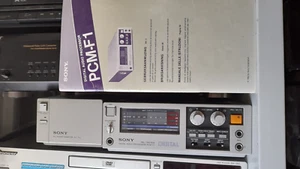 SONY PCM-F1 DIGITAL AUDIO PROCESSOR