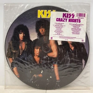 KISS "CRAZY NIGHTS" 1-LP (UK PICTURE DISC) FREE SHIPPING - Picture 1 of 3