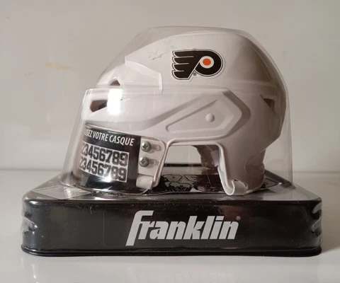 PHILADELPHIA FLYERS NHL FRANKLIN LICENSED WHITE MINI HELMET Cover