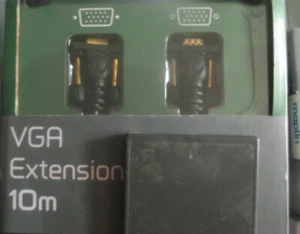 Maplin 10m Premium VGA Verlängerungskabel mit vergoldeten Steckern - Bild 1 von 2
