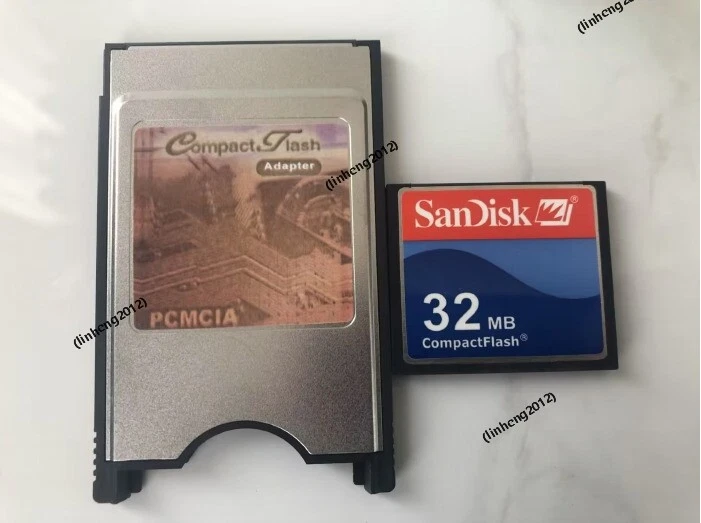 CompactFlash 32MB CF con adaptador de tarjeta Compact Flash - Imagen 1 de 1