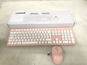 LeadsaiL K786 Tastatur Maus Set Kabellose, Tastatur und Maus, QWERTZ Deutsches - Bild 1 von 6