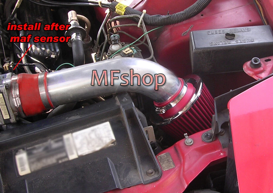 Red For 1994-1997 Chevy Camaro Z28 Pontiac Firebird 5.7L V8 Air Intake Kit - Image 1 of 1