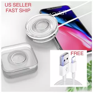 Nano Magic Sticker Gel Pad Phone Holder Washable+ FREE 3FT USB Lighting Cable - Picture 1 of 12