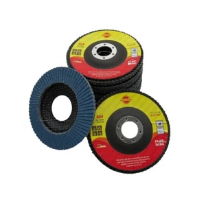 80 Grit Type #29 Flap Discs 4 1/2 inch Wheel Sanding Disc - 10 Pack - Picture 1 of 8