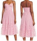 Betsey Johnson Classically Pink Heart Dress Size 2 Valentines Red Glitter NWT XS