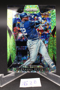 2019 Panini Prizm Lime Green Donut Circles Franmil Reyes /199 San Diego
