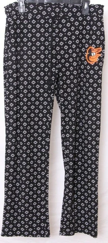 NEW Baltimore Orioles MLB Concepts Sport Black Pajama Sleep Pants Women's M Cover