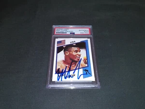 Mike Tyson - Panini SuperSport - handsignierte Boxkarte - PSA/DNA - RC Reprint - Bild 1 von 2