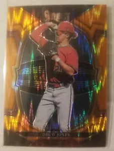 2023 Panini Select Baseball Neon Orange Prizm Card - #22 Druw Jones ( RC) - Picture 1 of 2