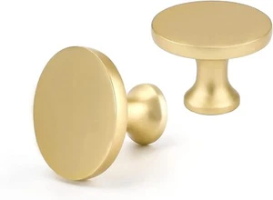 5 Pack Gold Knobs for Dresser, Gold Cabinet Knobs Matte Gold Drawer Knobs, Brush - Picture 1 of 3