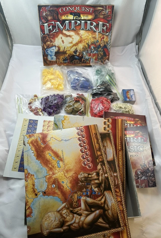 2005 Conquest of the Empire Game by Eagle Games Complete Some Unpunched Great - Image 1 of 4