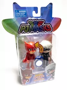 *NEW* Just Play PJ Masks 2 Pack Light Up Figures Owlette vs. Luna Girl - Picture 1 of 12