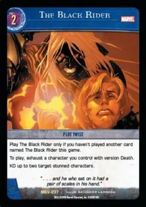 VS System: The Black Rider [Played] Marvel Evolution TCG CCG Classic Marvel DC D - Picture 1 of 1