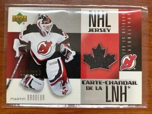 RARE 2005-06 Upper Deck McDonald's NHL Jersey #MJ6 MARTIN BRODEUR /120 NJ Devils - Foto 1 di 2