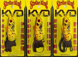 (LOT OF 3) STRIKE KING KVD POPPING PERCH 1/2OZ PPKVD-348 CALICO PERCH F7236 - Picture 1 of 3