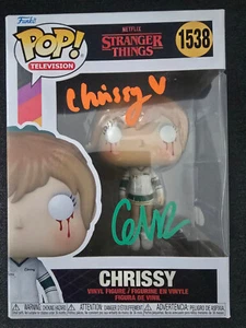 Grace Van Dien Firmado Autógrafo En Persona Funko Pop Stranger Things Chrissy Acoa - Imagen 1 de 6