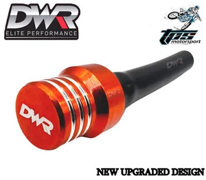 DWR NARANJA TAPA TANQUE DE COMBUSTIBLE GASOLINA RESPIRADOR TUBO DE VENTILACIÓN PIT BIKE THUMPSTAR STOMP WPB - Imagen 1 de 2