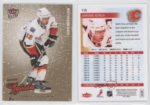 2008-09 Fleer Ultra Gold Medallion Jarome Iginla #110 HOF