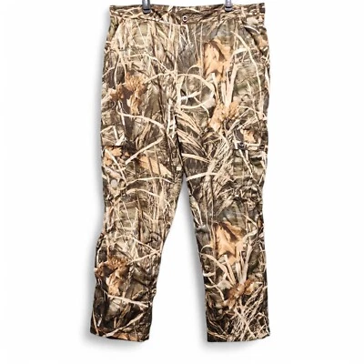 Duck Commander Pants Mens XL (40-42) Advantage Max-4 HD Fleece Lined Waterfowl - Image 1 of 4