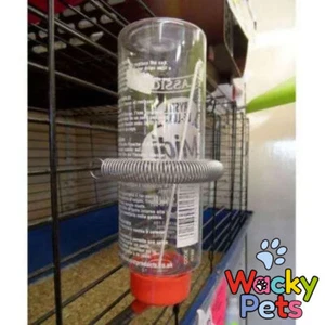 Rabbit Water Bottle & Spring Holder for Guinea Pigs, Hamsters, Small Animals - Picture 1 of 5