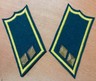 Finland Army Jaegar corps Officer Cadet collar tabs with insignia.