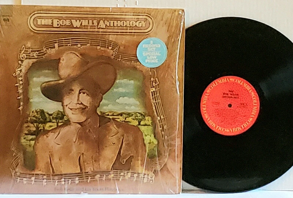BOB WILLS Anthology 2LP VG+ Vintage 1973 Columbia Vinyl Western Swing Country - Image 1 of 3