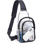 Clear Sling Bag Stadium Approved - Small Clear Shoulder Backpack Casual Crossbo