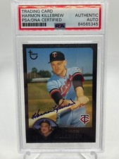 Harmon Killebrew 2003 Topps Retired Signature Edition Signed Autograph PSA DNA
