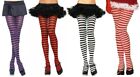 Leg Avenue Plus Size Nylon Striped Tights Opaque Stockings Dance Intimates 7100Q