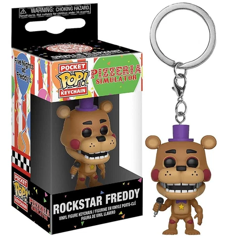 Funko Pocket POP! Keychain - Five Nights Pizzeria Simulator - ROCKSTAR FREDDY Cover