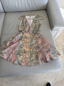 Party Dress, Petite, Size 6, 20% Cotton, 30% Viscose, 15% Nylon , 2% Blastan - Picture 1 of 4