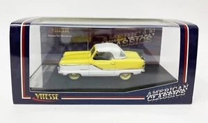 VITESSE Diecast 1959 Nash Metroplitan Coupe White & Yellow Limited Edition - Bild 1 von 7