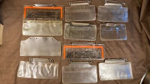 Lot of Vintage Michigan Deer Small Game Back Tag Hunting License Holders - Picture 1 of 10