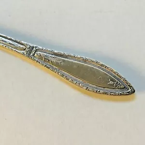 Vtg Rogers 1881 Silver Plated Butter Knife Beaded Scroll Pattern - Picture 1 of 6