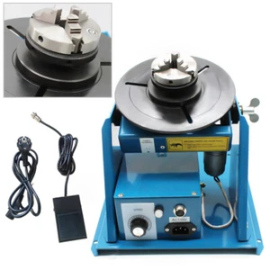 10KG/5KG Rotary Welding Positioner Turntable Table with 2.5" 3 Jaw Lathe Chuck - Picture 1 of 7