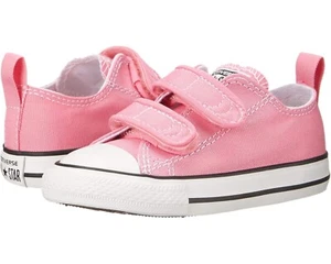 NEW INFANT TODDLER CONVERSE PINK WHITE STRAP 709447F FREE SHIPPING - Picture 1 of 7