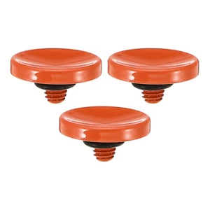 Kamera-Auslöserknopf, 3stk Soft Shutter Release Button Kupfer, Konkav, Orange - Bild 1 von 6