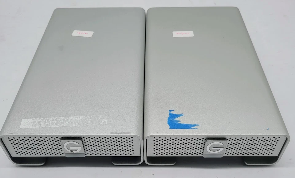 Lot of 2 G-Technology G-Drive 4TB External HDD USB 3.0 -0G02537/No power& USB - Image 1 of 4