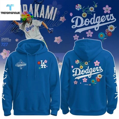 La Dodgers Takashi Murakami World Series Champions 2025 Hoodie 3D Christmas - Image 1 of 4