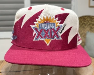 Vintage Logo Athletic Team NFL 1994 Super Bowl XXIX 29 Sharktooth Snapback Hat - Picture 1 of 11