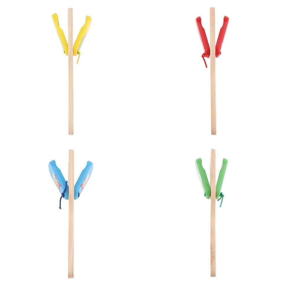 Holzgriff Kastagnetten Musikalische Schlaginstrument Lehrmittel - Image 1 of 1