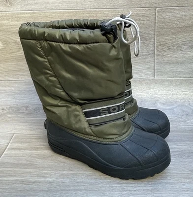 Sorel Snow Chariot Boots Unisex Kids Size 6 Snow Winter Waterproof Womens 7.5 - Image 1 of 4