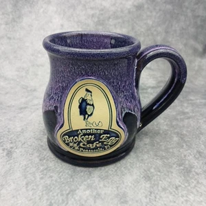 Deneen Keramik Becher Another Broken Egg Cafe Pensacola FL lila handgeworfen 2015 - Bild 1 von 7