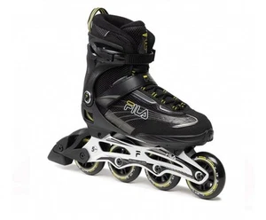 Fila Patines En Línea MIZAR 80 NEGRO/LIMA - Imagen 1 de 2