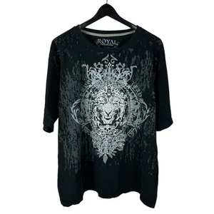 Camisa Para Hombres Y2K Royal Premium Grunge Punk Estilo Estampado Completo Gráfico Talla 2XL - Imagen 1 de 8